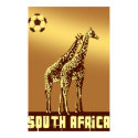 Giraffes Sunset South Africa Soccer Safari posters by SoccerJersey Giraffes Sunset South Africa Soccer Safari posters