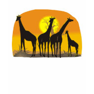 Giraffes Tees shirt
