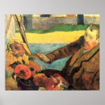 Girasoles de la pintura de Van Gogh por Gauguin Posters