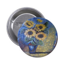 girasoli per la vita pinback button