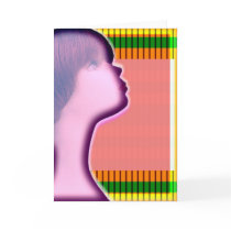 girl10 greeting card