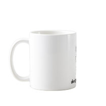 girl 1, designer at work mugs