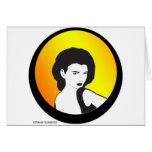 Girl 1 in circle card