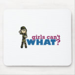 Girl Air Force Mouse Pad