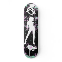 Girl Anarchy skateboards by dreamsatmidnight Girl Anarchy skateboards