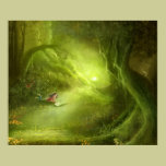 girl and a green dream Poster posters