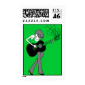 Girl and a Guitar Pastage (P24) postage