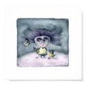 Girl and Birds posters