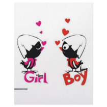 Girl and boy love letterhead by babetrang Girl and boy love letterhead