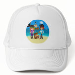 Girl and Boy Pirates with Treasure Hat
