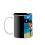 Girl and Boy Pirates with Treasure Mug