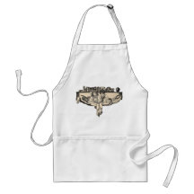 Girl and Boy Reading Aprons