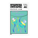 Girl and Boy Twins Postage