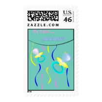 Girl and Boy Twins Postage stamps