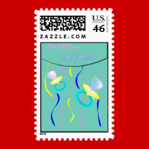 Girl and Boy Twins Postage postage