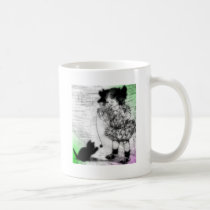 Girl and Kitten Artwork mugs