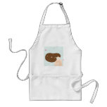 girl and little bird apron