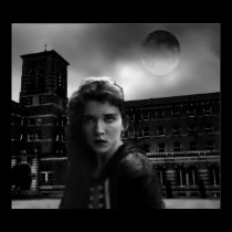 Girl and Moon posters