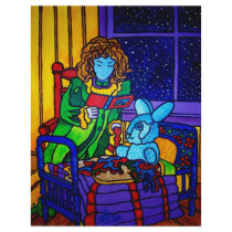 Girl and Rabbit by Piliero flyers