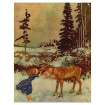 Girl and Reindeer flyers