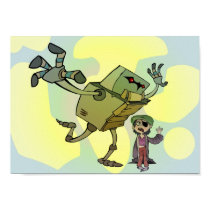 girl and robot posters by ZekeySpaceyLizard girl and robot posters