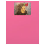 girl and rose letterhead template