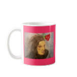 girl and rose coffee mug