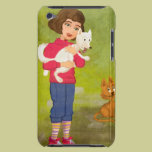 Girl and the funny Doggy iPod case casemate cases