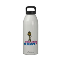 Girl Army Recruit Drinking Bottle