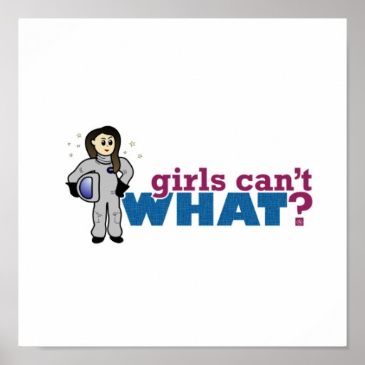 Girl Astronaut Posters