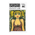 Girl At A Shore Stamps