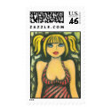 Girl At A Shore postage