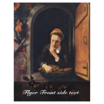 Girl At A Window Known As 'The Daydreamer'., Flyers
