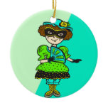 Girl At Masquerade Ball Ornament