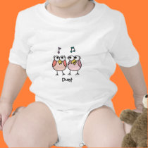 Girl Baby Byrdies Duet t-shirts