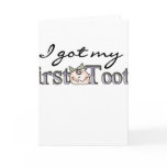 Girl Baby First Tooth cards