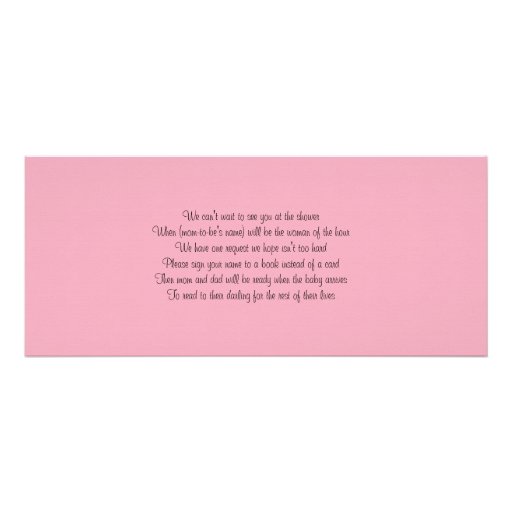 Girl Baby Shower Boarding Pass to Paris Announcement