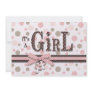 Girl Baby Shower Invitation Girl Baby Shower Invitation