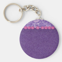 Girl-baby shower keychain