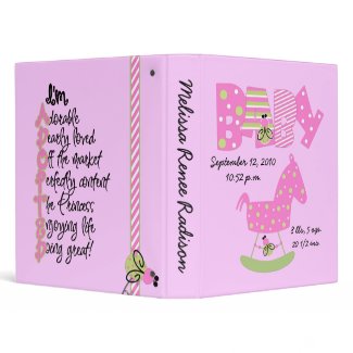 Girl Babybug Photo Album binder
