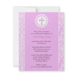 Girl Baptism Invitation