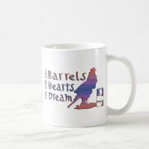 GIRL BARREL RACING COFFEE MUG