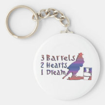 GIRL BARREL RACING KEY CHAINS