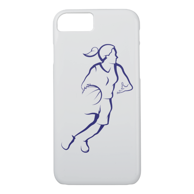 Girl Basketball Dribble iphone 6 case