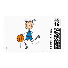 Girl Basketball Player Tshirts and Gifts Stamp