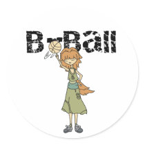Girl Basketball stickers