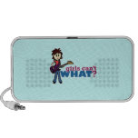 Girl Bass Guitar Player Laptop Speakers
