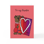 girl bear holding valentine for aunt card