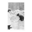 Girl & Bear Seward, Alaska 1912 posters by lc_alaska Girl & Bear Seward, Alaska 1912 posters