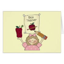 Girl Best Teacher Tshirts and Gifts cards